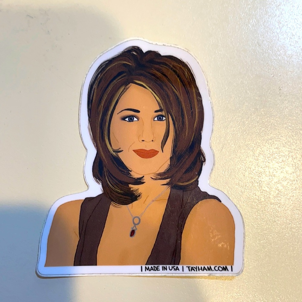 Classic 90’s Jennifer Aniston animated FRIENDS sticker